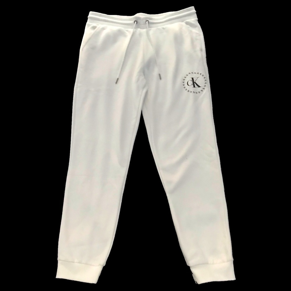 White Calvin Klein Sweatpants
